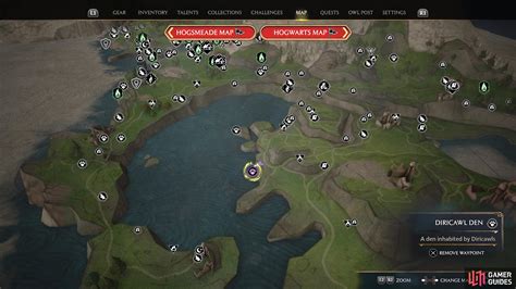 The Den Location Guide .